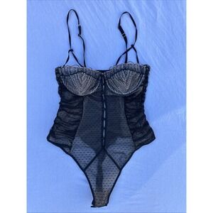 Victoria's Secret Lace Lingerie Women Bodysuit Costume Sz 36B